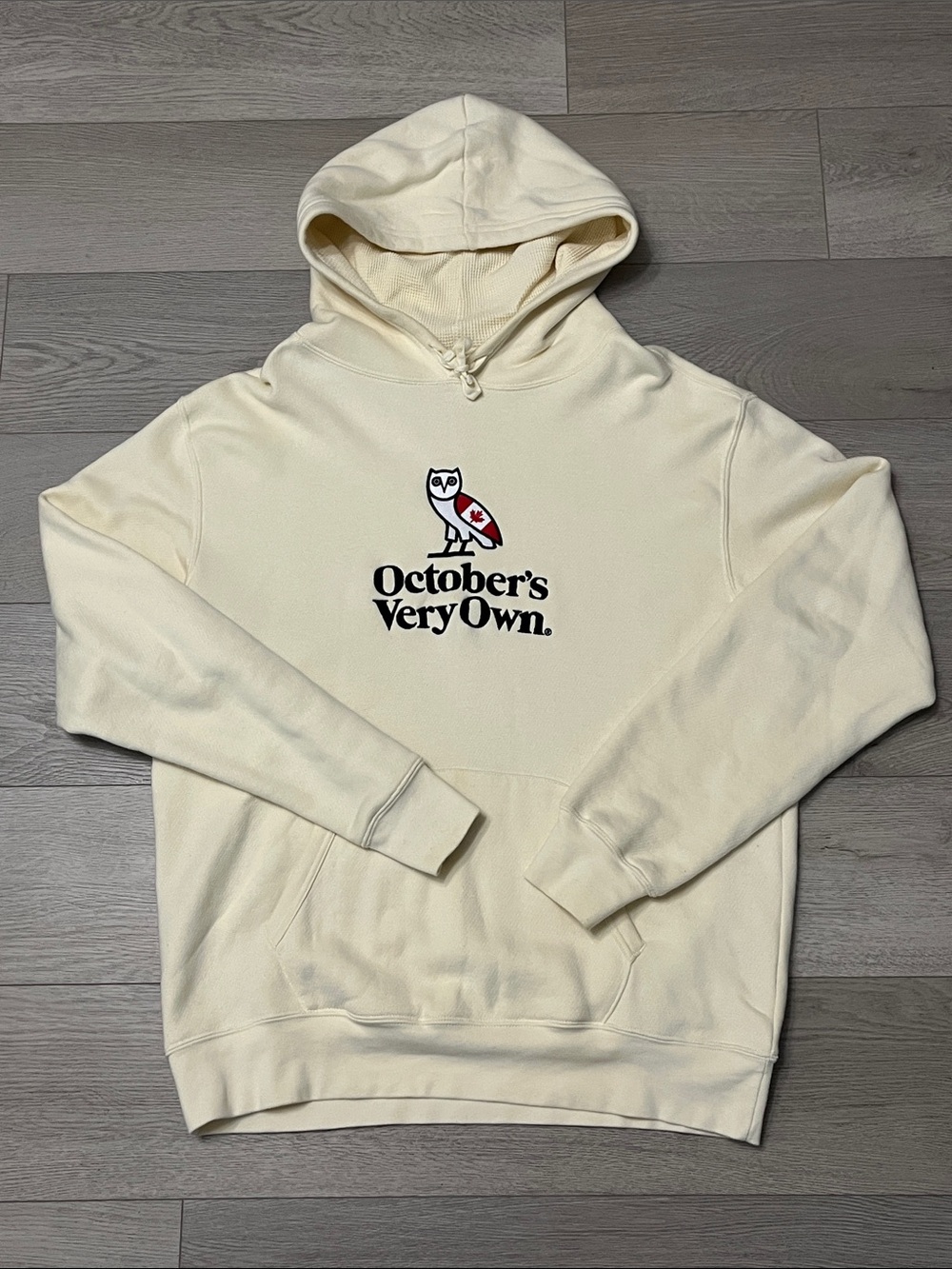 Octobers Very Own Heritage Hoodie - Cream - Mens Size XL